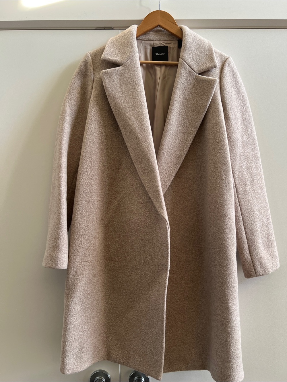 NWOT Theory Virgin Wool and Cashmere Coat
